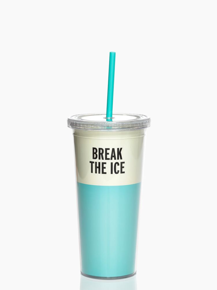 kate spade cup with straw