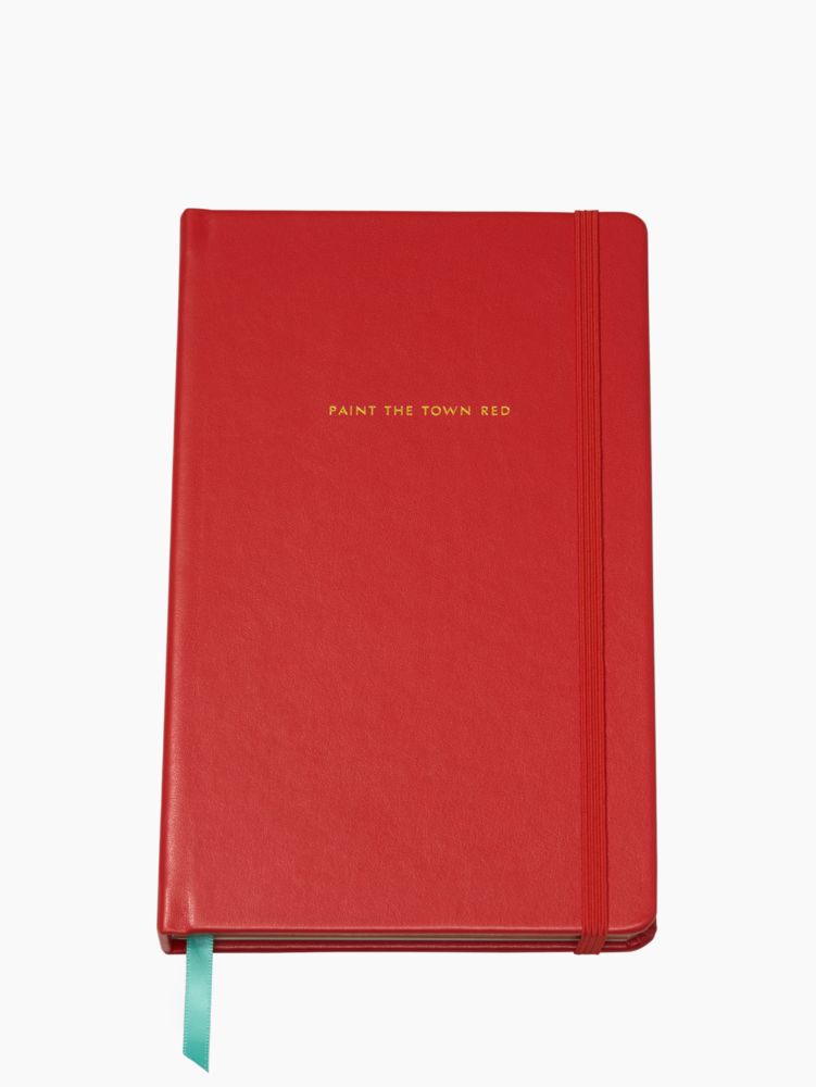 Take Note Paint The Town Red Large Notebook | Kate Spade New York