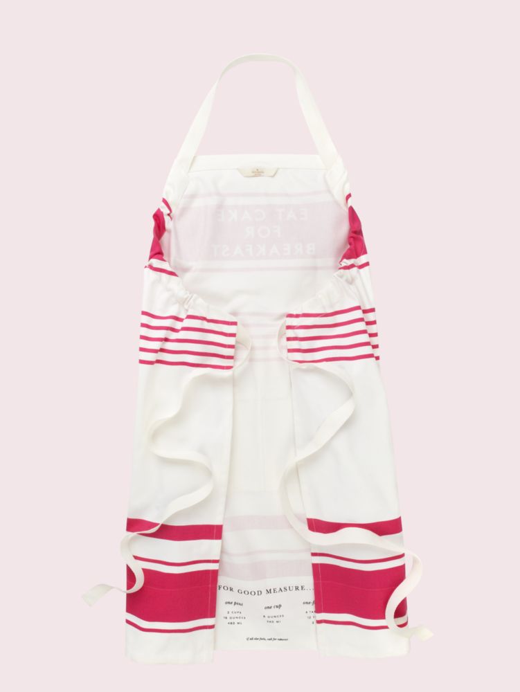 Diner Stripe Apron, Hare Grey, Product