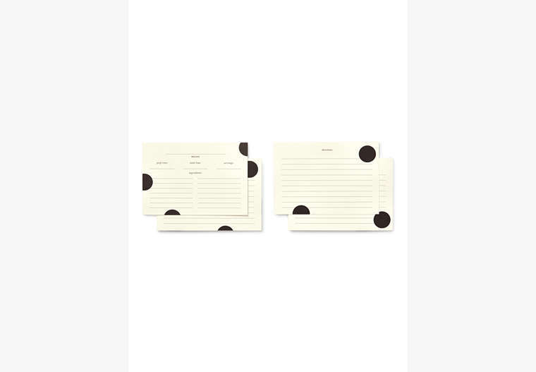 Deco Dot Recipe Card Refills, Black, Product