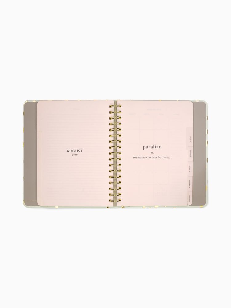 Gold Flamingo Dot Medium Planner, Gold, Product