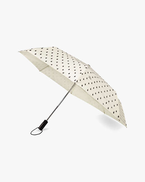 Rain Drop Travel Umbrella, Black/Cream, ProductTile