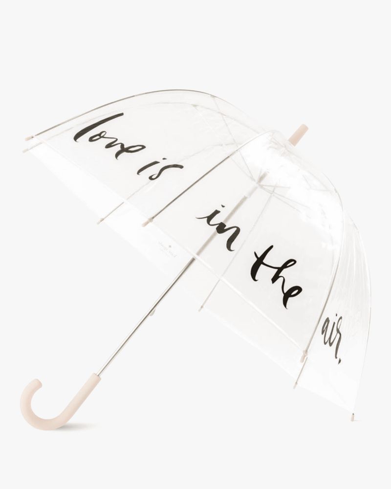 Love Is In The Air Clear Umbrella | Kate Spade New York