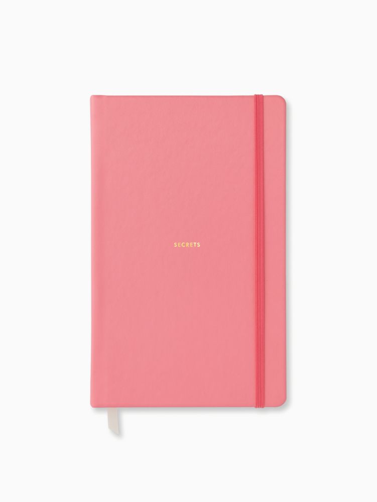 Secrets Take Note Large Notebook, Quartz Pink, Product