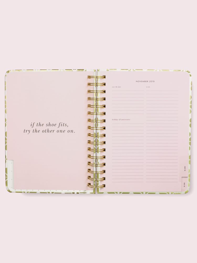 Gold Spade Flower Large 17 Month Planner | Kate Spade New York