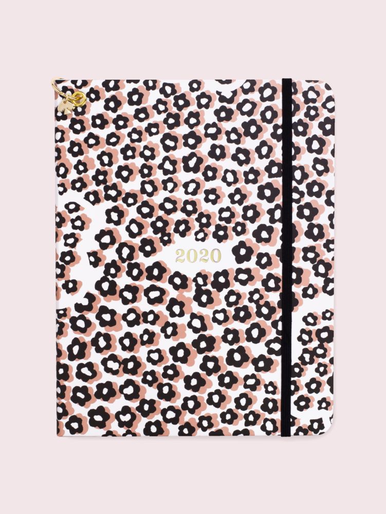 Flair Flora Large 12-month Planner, Black / Glitter, Product