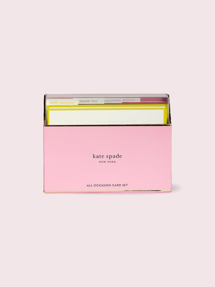Colorblock All Occasion Notecard Set | Kate Spade New York