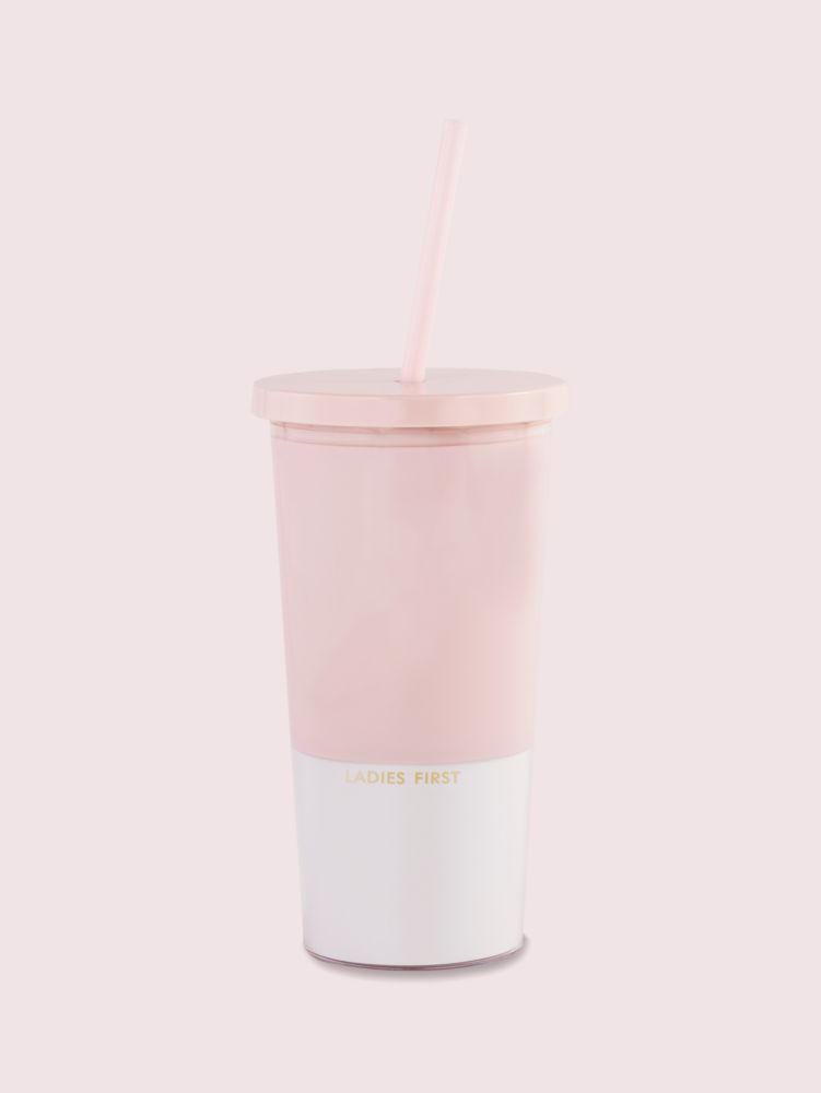 kate spade cup with straw