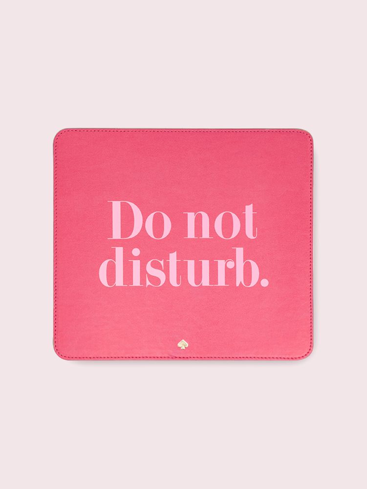 Do Not Disturb Mouse Pad, Quartz Pink, ProductTile