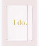 I Do Notebook Folio Set, Gold, ProductTile