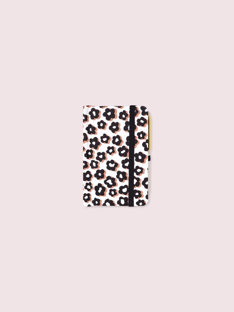 Flair Flora Mini Notebook With Pen, Black / Glitter, Product