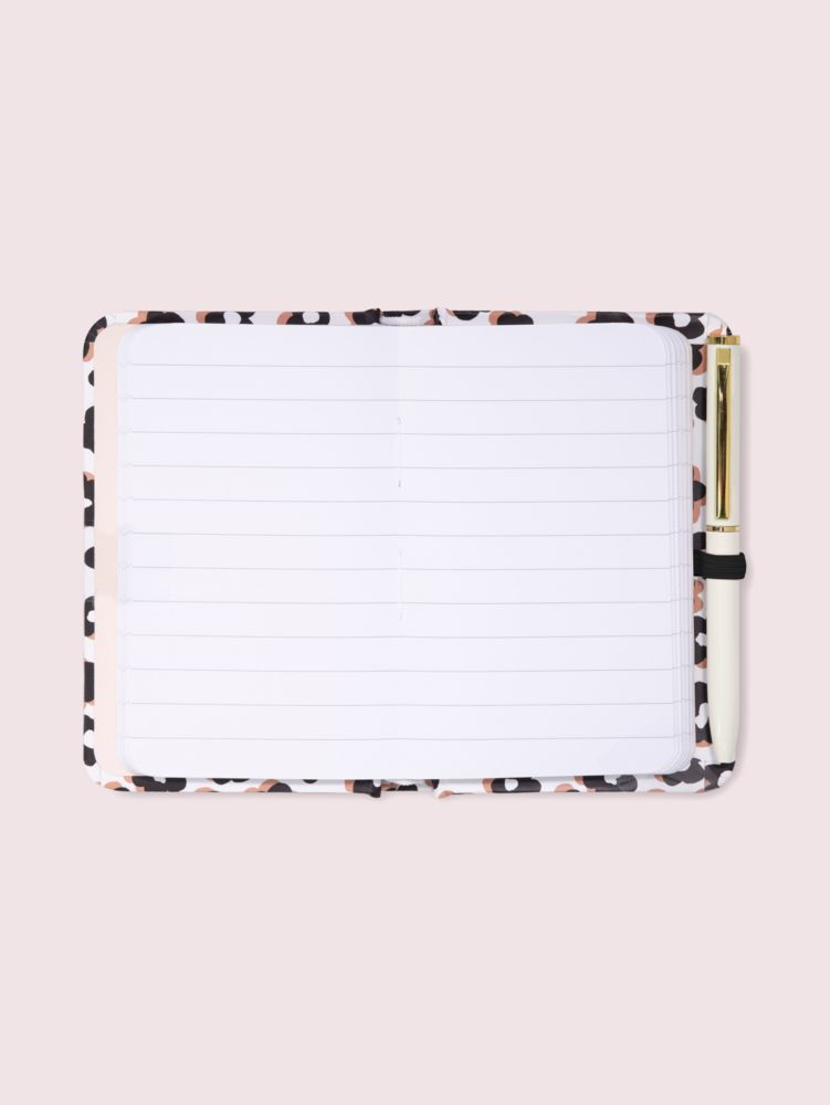 Flair Flora Mini Notebook With Pen, Black / Glitter, Product