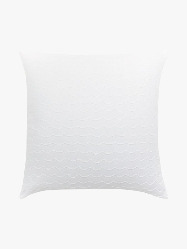 Carnation Pucker Scallop Euro Sham, Parchment, Product