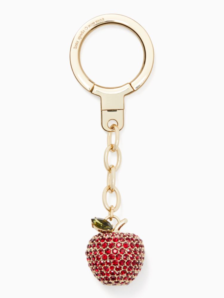 Jeweled Apple Keychain Kate Spade New York