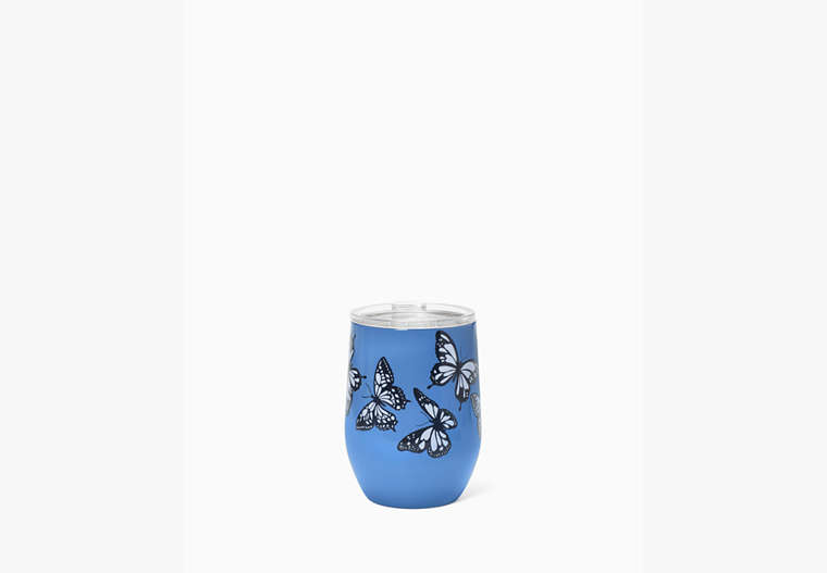 Butterfly Wine Glass, Blue, Product image number 0