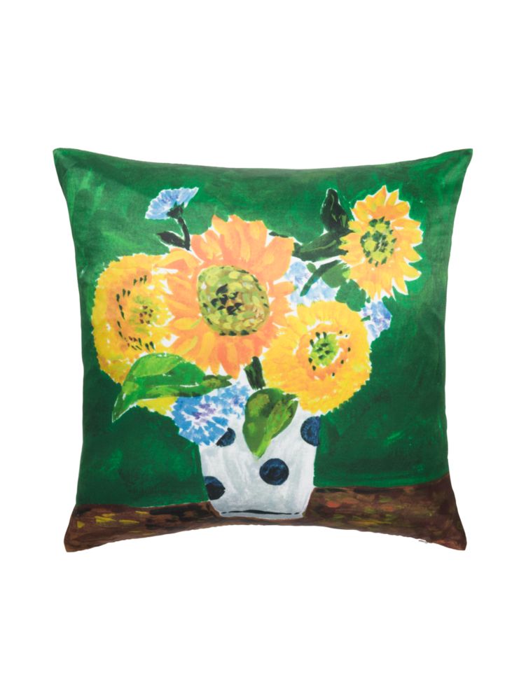 Sunflower Vase Decorative Pillow, Multi, Product