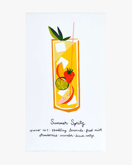 Summer Spritz Pimm's Cup Beach Towel | Kate Spade New York