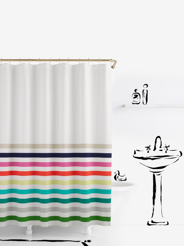 Candy Stripe Shower Curtain Kate Spade New York