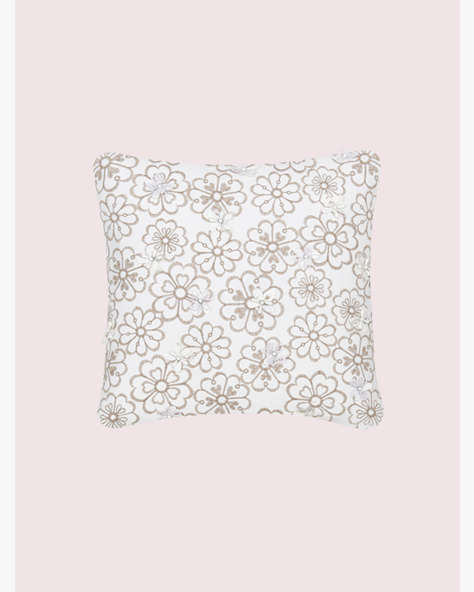 Heart Garden Decorative Pillow, Parchment, ProductTile