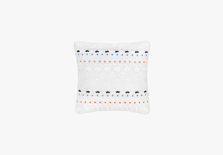 Eyelet Sequin Decorative Pillow, Blue Cloud, Product