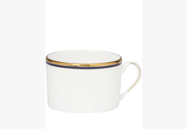 Library Lane Navy Cup, White, Product