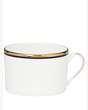 Library Lane Navy Cup, White, Product
