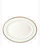 13" Sonora Knot Oval Platter, White, ProductTile