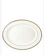 13" Sonora Knot Oval Platter, White, Product