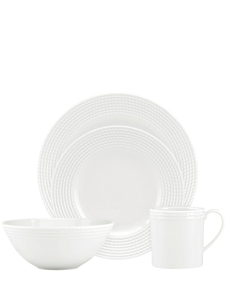 Wickford Four-piece Place Setting, Parchment, Product