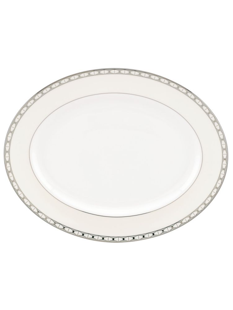 Signature Spade Oval Platter, Parchment, Product