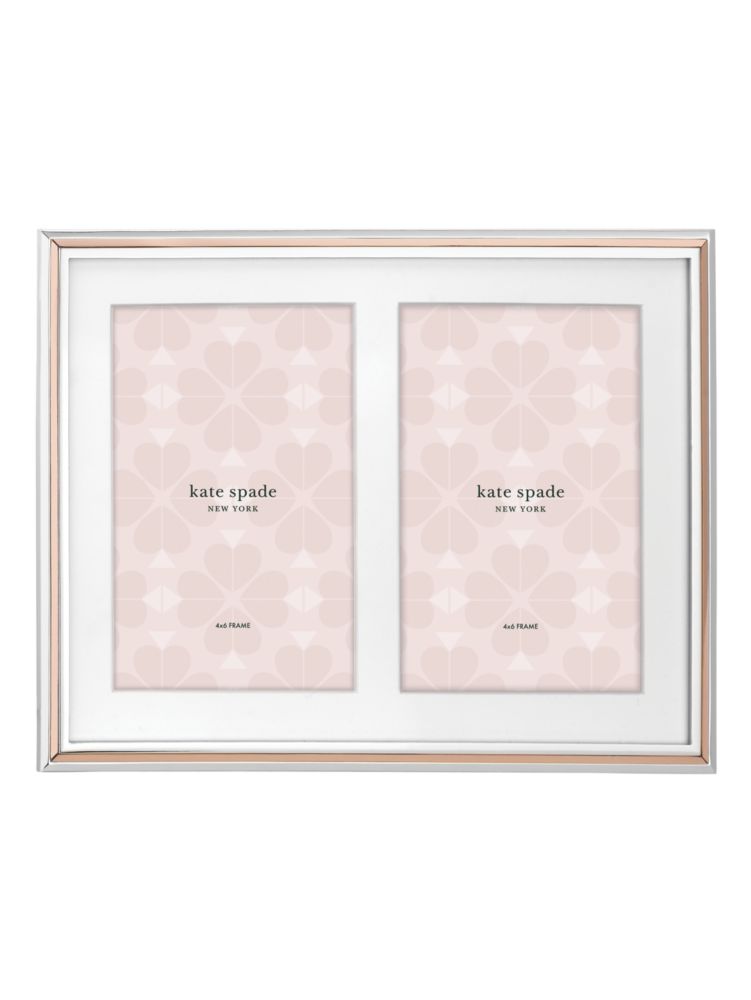 Rosy Glow Double Invitation Frame, Gold, ProductTile