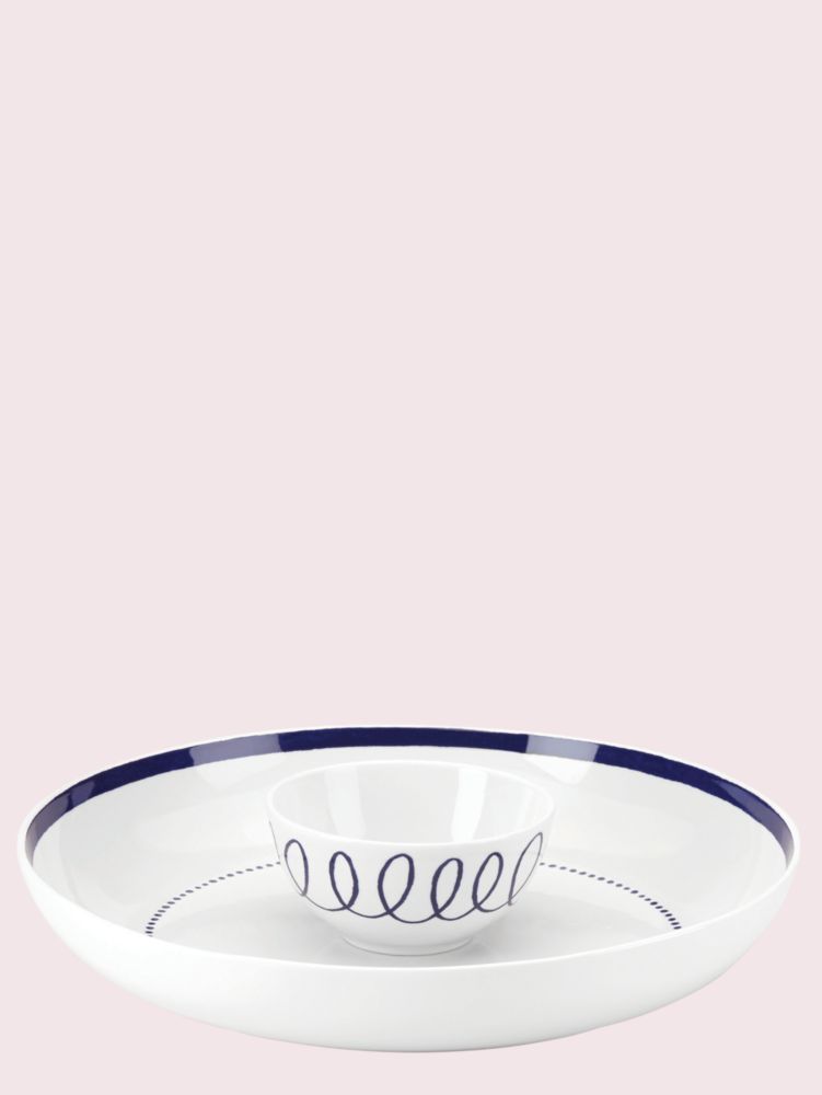 Charlotte Street Chip/dip Bowl, Navy, Product