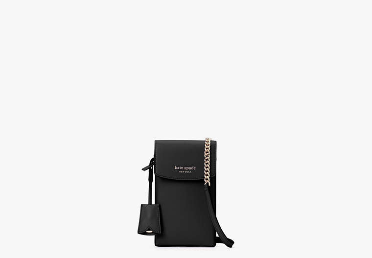 Spencer North South Phone Crossbody, Black / Glitter, Product image number 0