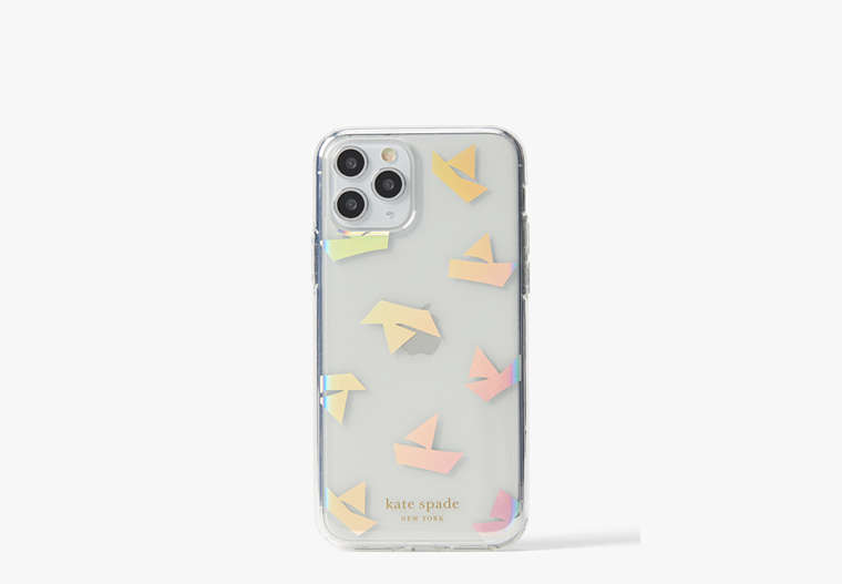 Paper Boats iPhone 11 Pro Case, Clear, Product image number 0