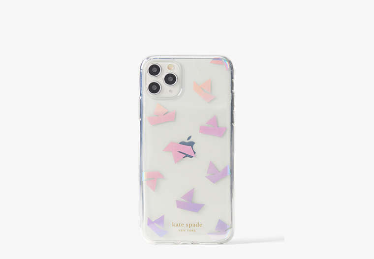 Paper Boats iPhone 11 Pro Max Case, Clear, Product image number 0