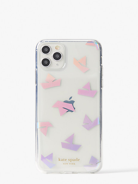 Kate Spade Paper Boats Iphone 11 Pro Max Case In Clear