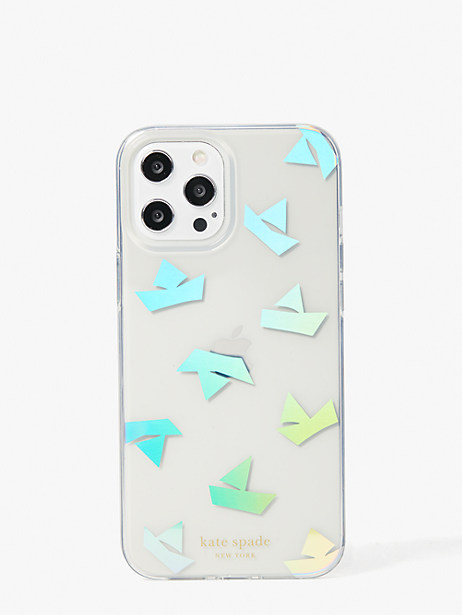 Kate Spade Paper Boats Iphone 12 Pro Max Case In Clear