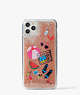 Kate Spade,pool party liquid glitter iphone 11 pro max case,phone cases,Multi