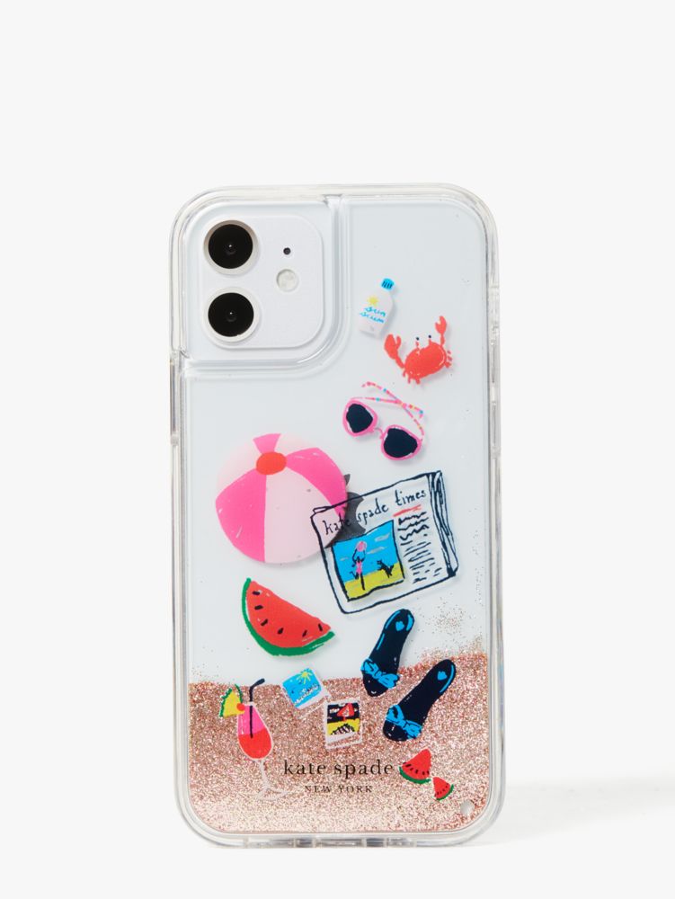 pool party liquid glitter iphone 12/12 pro case, MULTI, Product