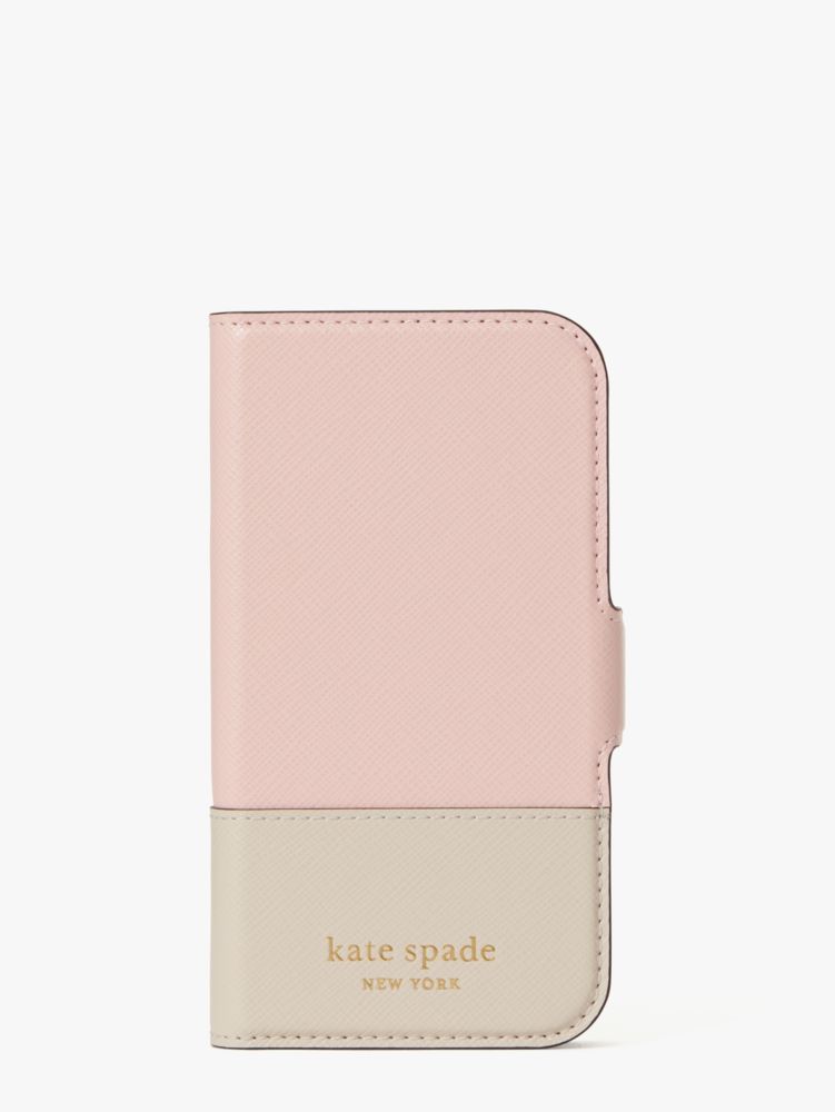 Spencer I Phone 12 Mini Magnetic Wrap Folio Case | Kate Spade New York