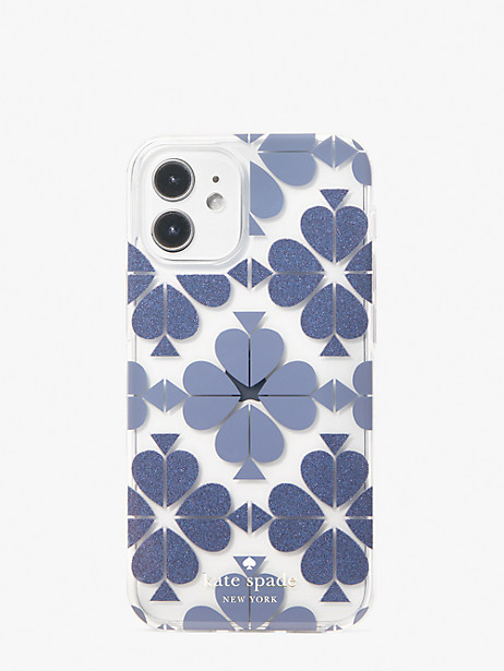 tonal spade flower iphone 12 mini case