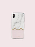marble scallop iphone xs max case, , s7productThumbnail