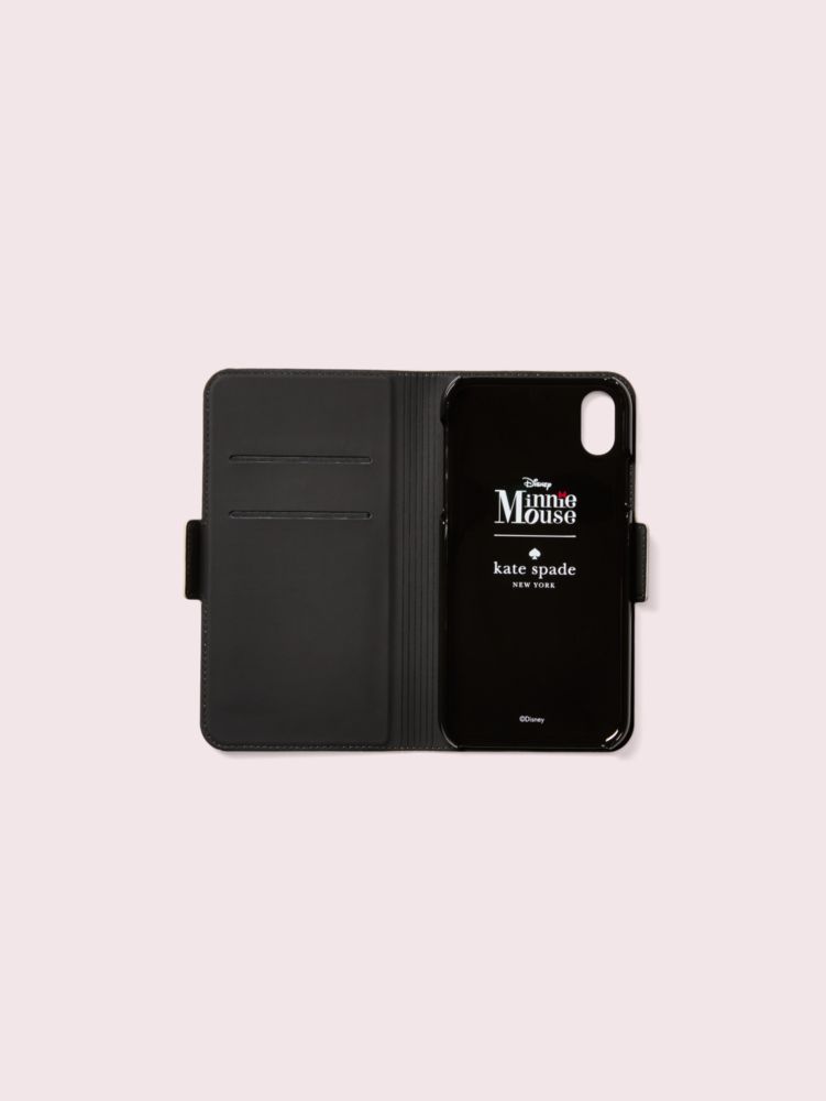 kate spade new york x minnie mouse iphone xr folio case by kate spade new york hover view