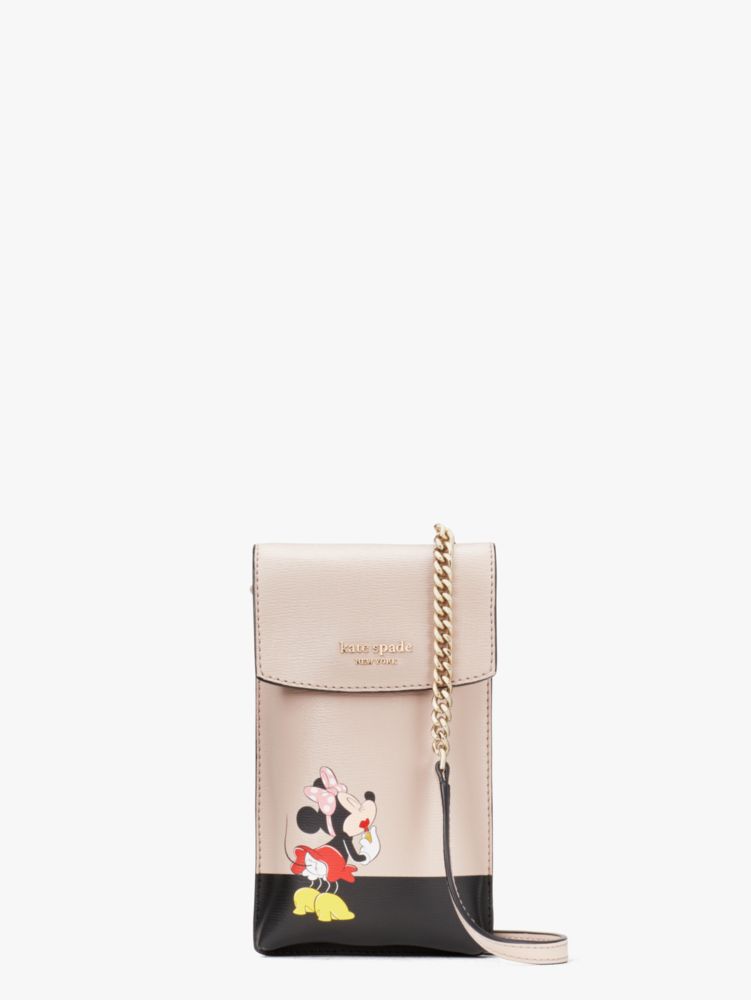 Kate Spade New York Minnie Mouse North South Flap Phone Crossbody Bag
