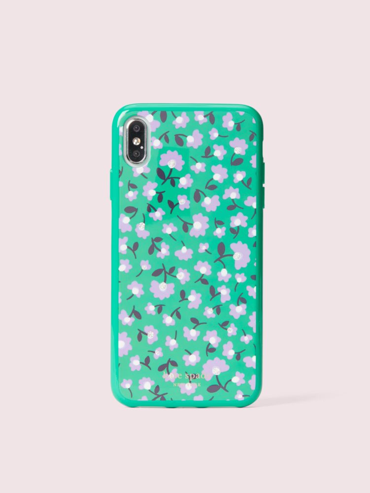 jeweled party floral iphone xs max case | Kate Spade New York