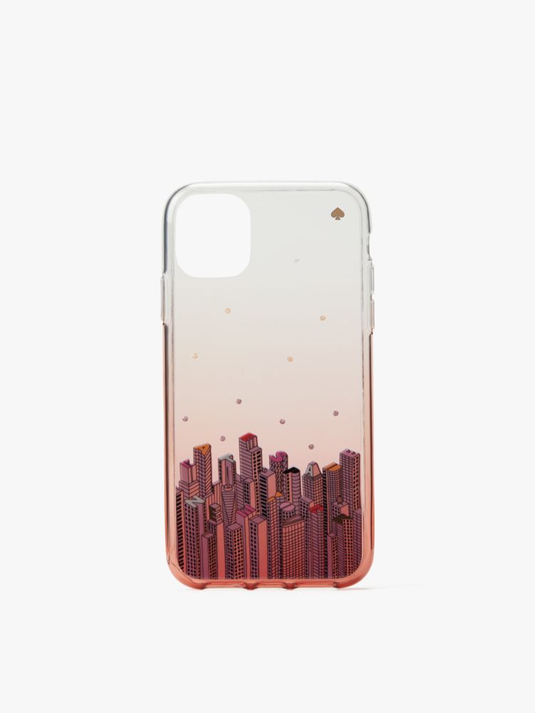 Kate Spade Jeweled City Skyline iPhone 11 Case. 1
