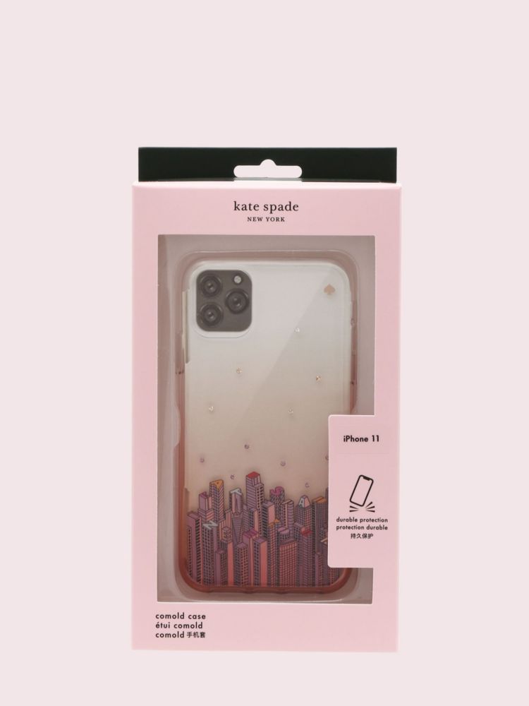 Kate Spade Jeweled City Skyline iPhone 11 Case. 4