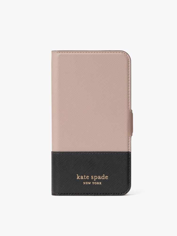 Women's warm beige/black spencer iphone 11 pro magnetic wrap folio case | Kate  Spade New York NL