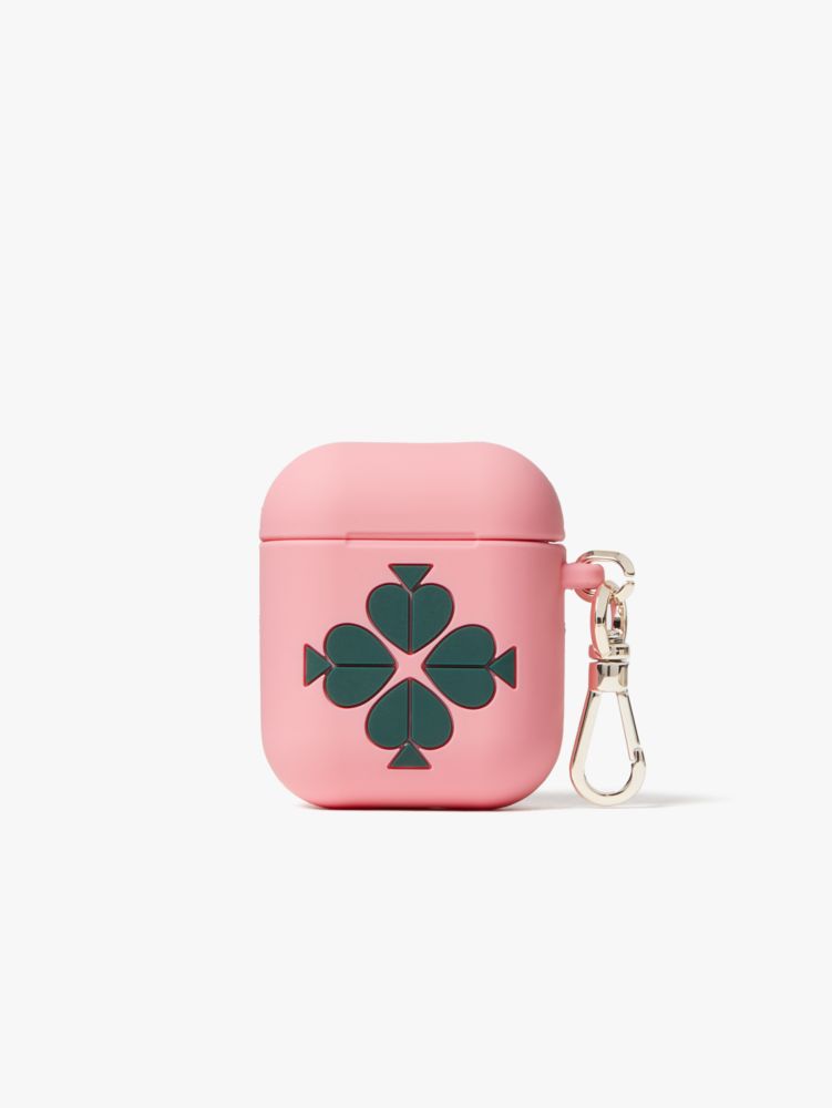 Spade Flower Silicone Airpods Case, Rococo Pink Multi, Product