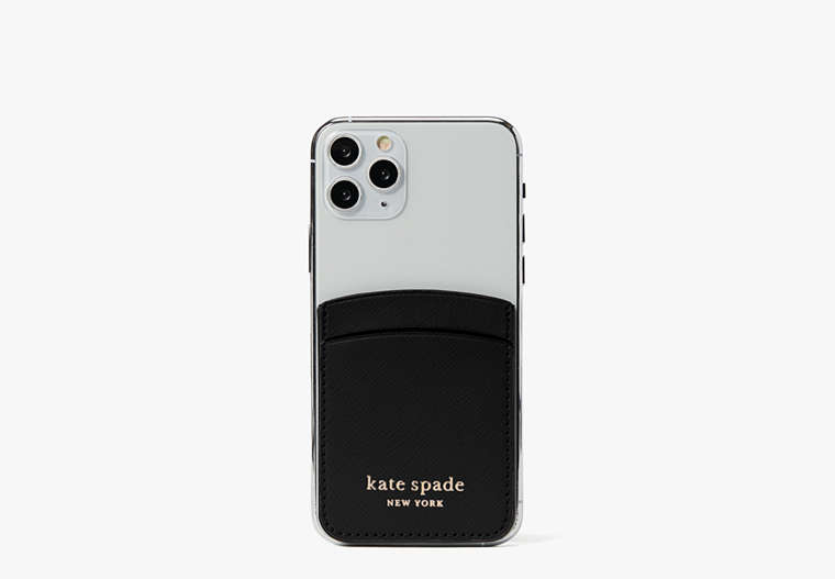 Spencer Double Sticker Pocket, Black, Product image number 0